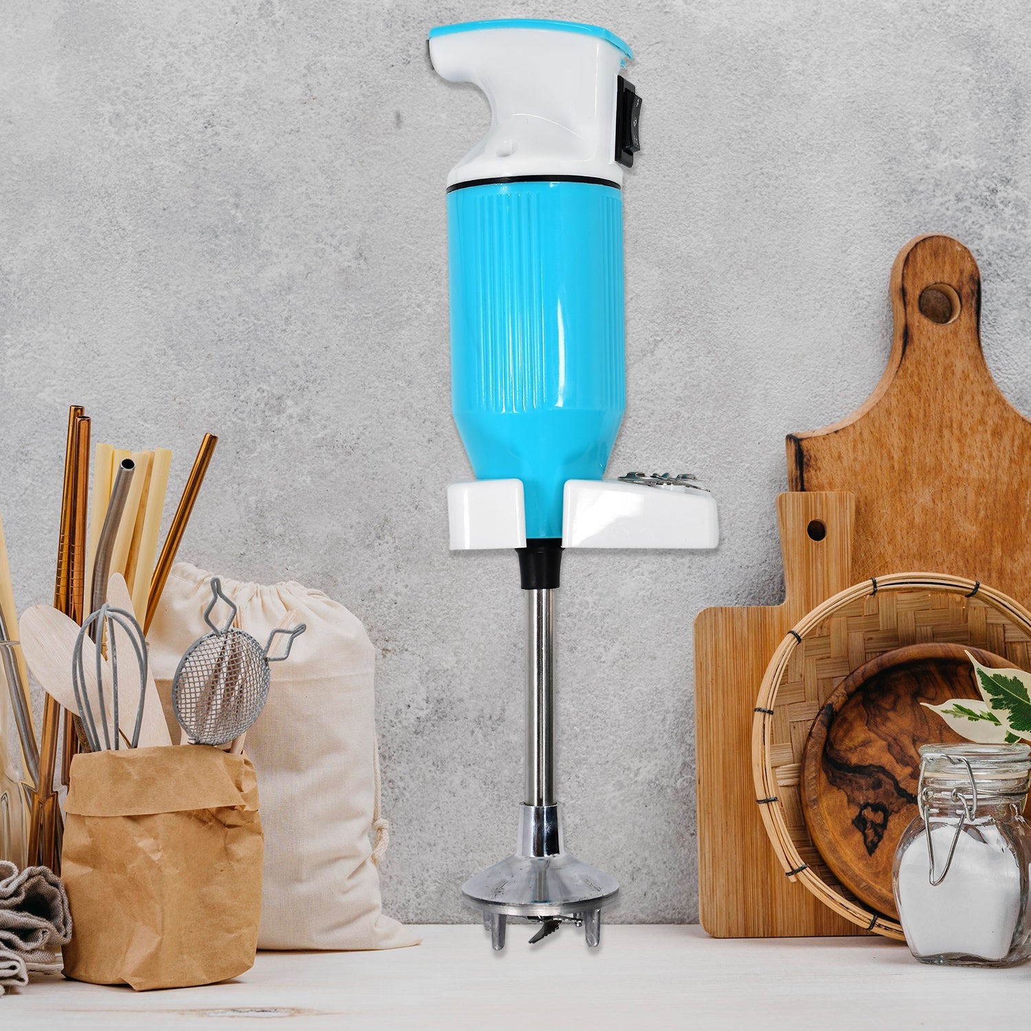 2900 Portable Hand Blender Stainless Steel with dual speed & multi attachment Egg Beater blending Coffee Lassi Salad Juice Buttermilk maker Home office pantry canteen kitchen chef use DeoDap 2900 Portable Hand Blender Stainless Steel with dual speed & multi attachment Egg Beater blending Coffee Lassi Salad Juice Buttermilk maker Home office pantry canteen kitchen chef use DeoDap